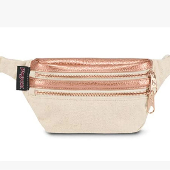 Jansport Handbags - JANSPORT Hippyland  Fanny Pack - Rose Gold - Adjustable Belt